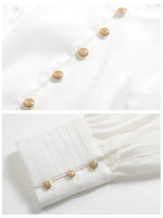 Load image into Gallery viewer, Bustier Duo Tone Blouse in White