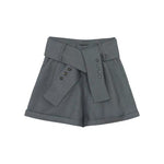 Load image into Gallery viewer, Suit Tailored Shorts in Grey