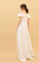 Load image into Gallery viewer, Tori Off Shoulder Bubble Gown in White