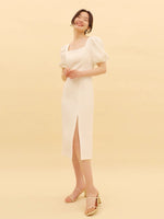 Load image into Gallery viewer, Nikita Blouson Midi Sheath Dress