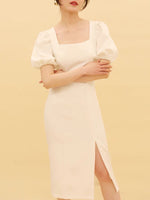 Load image into Gallery viewer, Nikita Blouson Midi Sheath Dress