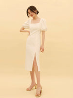 Load image into Gallery viewer, Nikita Blouson Midi Sheath Dress