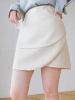 Load image into Gallery viewer, Tier Curve Skirt in Cream
