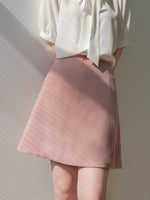 Load image into Gallery viewer, A Line Mini Skirt in Pink