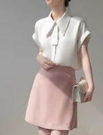 Load image into Gallery viewer, A Line Mini Skirt in Pink