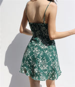 Load image into Gallery viewer, Kimmie Floral Cami Mini Dress in Green