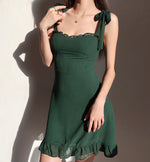 Load image into Gallery viewer, Forest Tie Strap Mini Dress
