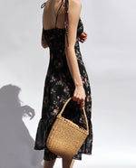 Load image into Gallery viewer, Genevieve Floral Tie Strap Dress