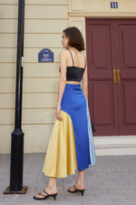 Load image into Gallery viewer, Pele Twist Bustier Camisole Top in Black