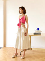 Load image into Gallery viewer, Pikake Large Bow Cami Top in Pink