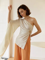 Load image into Gallery viewer, Anela Toga Resort Top in Beige