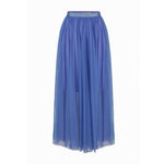Load image into Gallery viewer, Nani Pleated Sheer A-Line Skirt in Blue