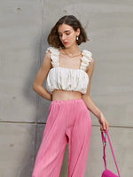 Load image into Gallery viewer, Iolani Gathered Top in Cream