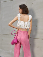 Load image into Gallery viewer, Iolani Gathered Top in Cream