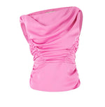 Load image into Gallery viewer, Bella Off Shoulder Gathered Top in Pink