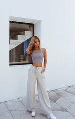 Load image into Gallery viewer, Xtra-Skin® Weave Back Bra Top in Grey