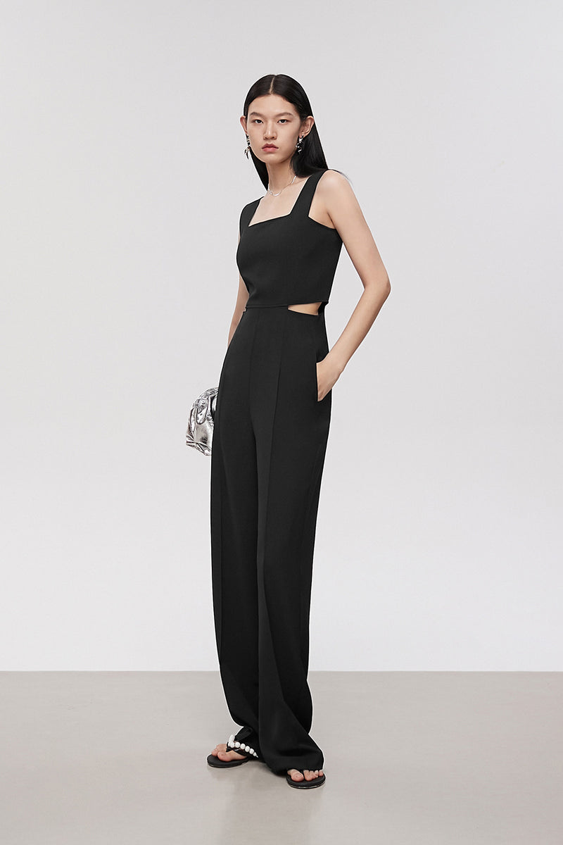 Black hotsell maxi jumpsuit