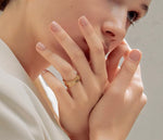 Load image into Gallery viewer, Gold Plated Weave Double Wrap Ring