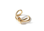 Load image into Gallery viewer, Gold Plated Knotted Open Ring