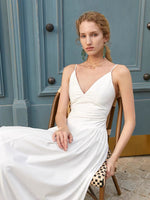 Load image into Gallery viewer, Lois Cami Maxi Dress in White