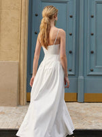 Load image into Gallery viewer, Lois Cami Maxi Dress in White