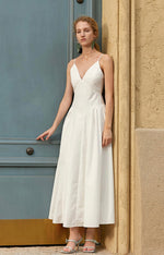 Load image into Gallery viewer, Lois Cami Maxi Dress in White