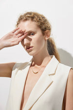 Load image into Gallery viewer, Gold Plated Cube Chain Necklace