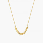 Load image into Gallery viewer, Gold Plated Cube Chain Necklace