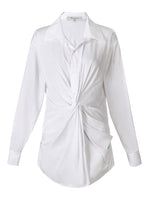 Load image into Gallery viewer, Gabbie Twist Shirt - White