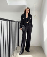 Load image into Gallery viewer, Audley Line Wide Leg Trousers [2 Colours]

