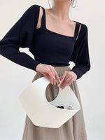 Load image into Gallery viewer, Cropped Tank Top + Bolero Cardigan Set