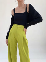 Load image into Gallery viewer, Cropped Tank Top + Bolero Cardigan Set