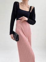 Load image into Gallery viewer, Cropped Tank Top + Bolero Cardigan Set