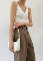 Load image into Gallery viewer, Knit V Cropped Top