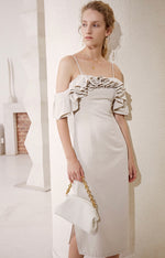 Load image into Gallery viewer, Behati Ruffle Midi Dress