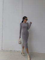 Load image into Gallery viewer, Bodycon Long Sleeve Midi Dress [3 Colours]
