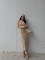 Load image into Gallery viewer, Bodycon Long Sleeve Midi Dress [3 Colours]
