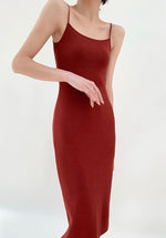 Load image into Gallery viewer, Knit Bodycon Camisole Dress