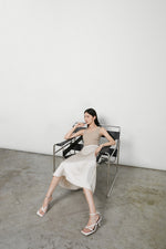 Load image into Gallery viewer, Classic Bias Cut Slip Skirt in Champagne- S