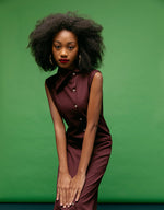Load image into Gallery viewer, Marlow Dress - Maroon