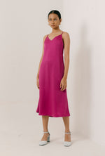 Load image into Gallery viewer, Riviera Dress- Fuschia