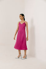 Load image into Gallery viewer, Riviera Dress- Fuschia