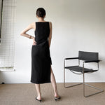 Load image into Gallery viewer, Norfolk Cami Midi Dress in White