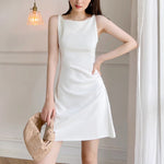 Load image into Gallery viewer, Norfolk Cami Mini Dress in White