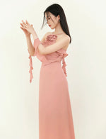 Load image into Gallery viewer, Rose Ruffle Drape Dress [2 Colours]
