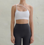 Load image into Gallery viewer, Padded Asymmetric Line Bra Top [3 Colours]
