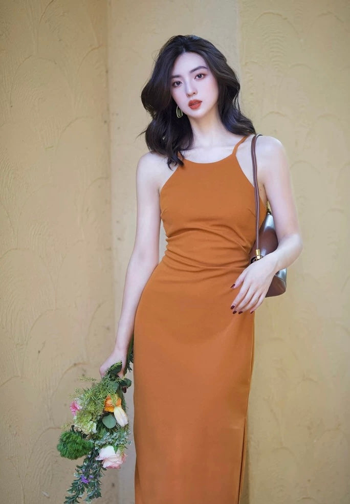 Cami Sheath Dress in Orange