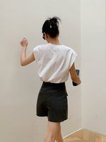 Load image into Gallery viewer, Mini Split Hem Skort in Grey
