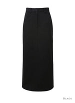 Load image into Gallery viewer, Korean Peachie Cotton Twill H-Line Skirt [2 Colours]
