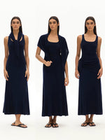 Load image into Gallery viewer, Multi-Wear Scarf + Stretch Tank Dress [2 Colours]
